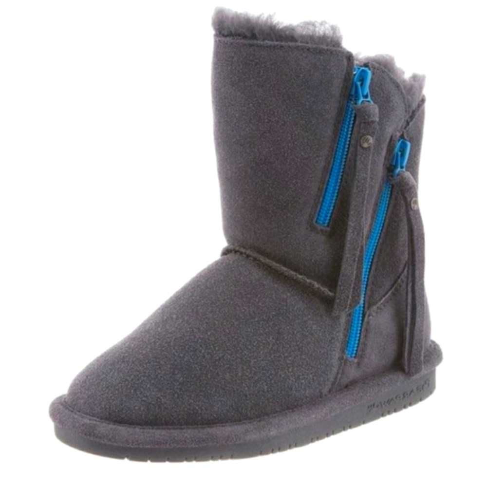 New!1901Y Bearpaw Boots Girls Mimi Youths Suede Rubber Sole Y2K Cottagecore Retr